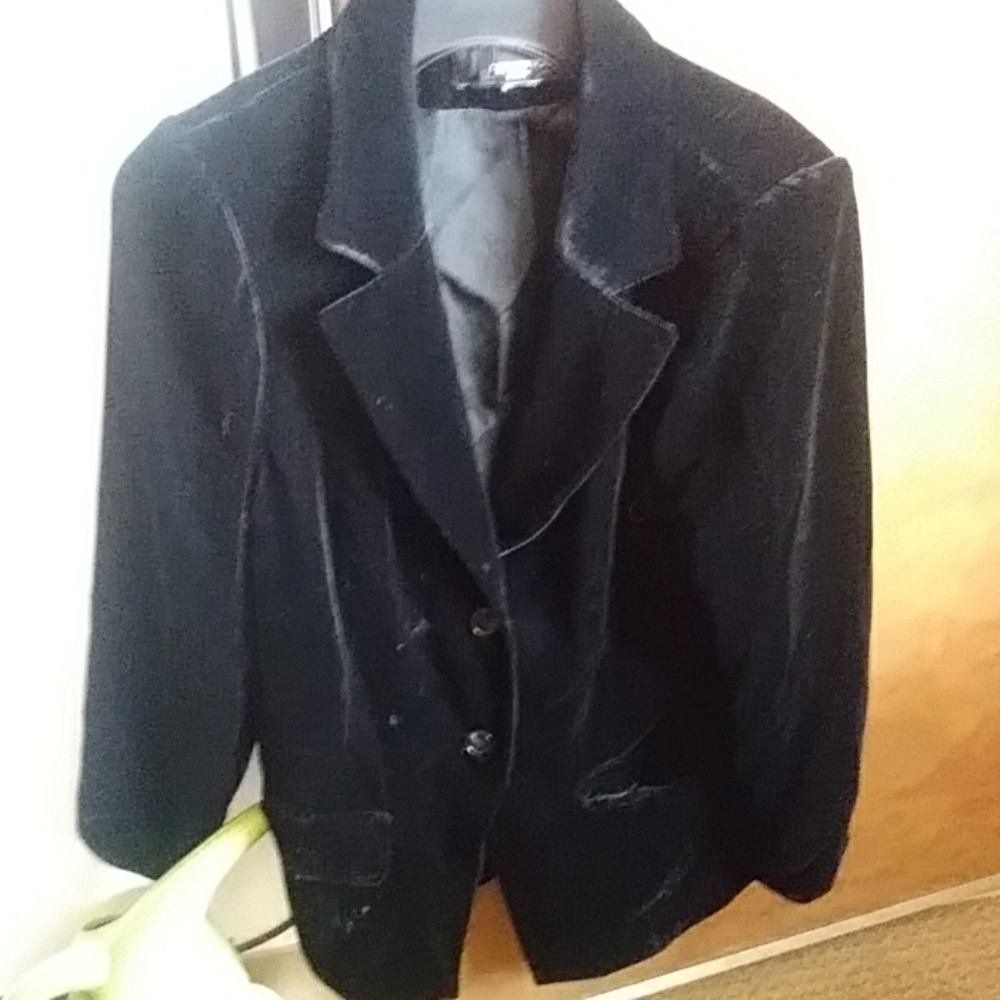 Black Velvet Blazer